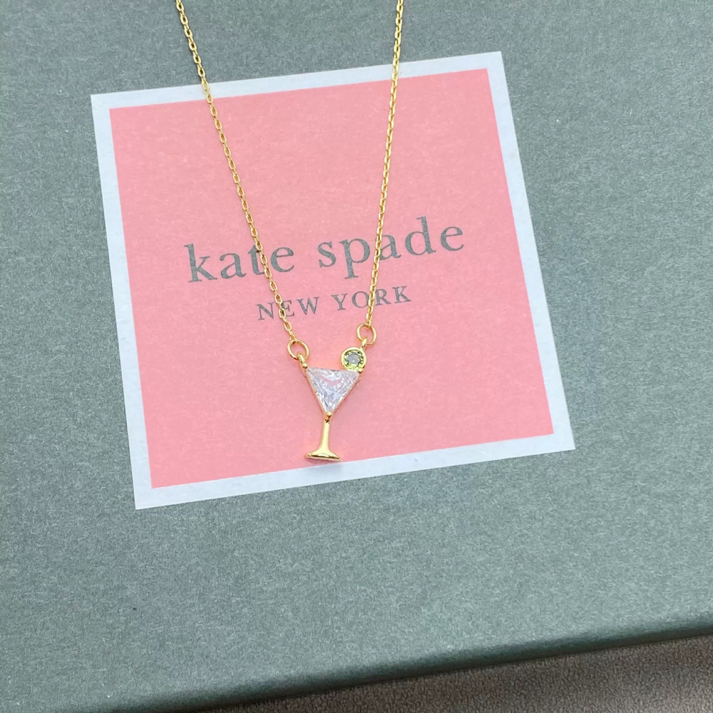 kate spade Mini Cocktail Glass Necklace and Earrings